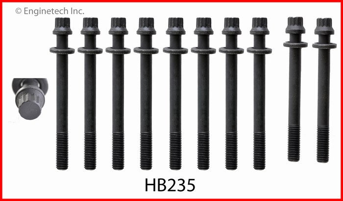 Enginetech HB235 Engine Head Bolt Set for Kia Rio (2003-2005)