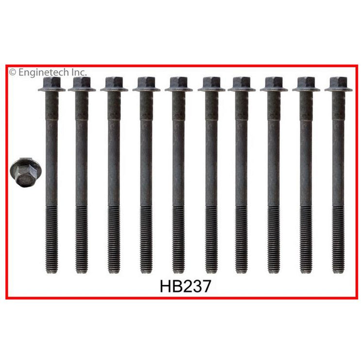Enginetech HB237 Engine Head Bolt Set for Chevrolet Aveo and Daewoo Lanos