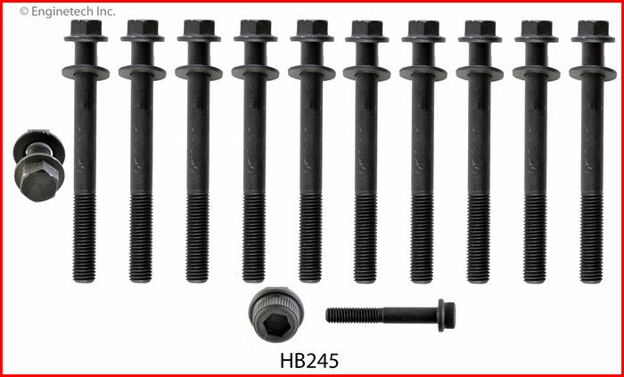 Enginetech HB245 Engine Head Bolt Set for Suzuki Aerio and SX4