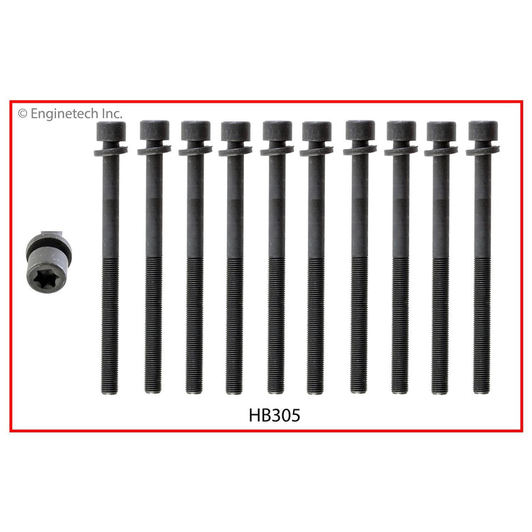 Enginetech HB305 Engine Head Bolt Set for Mitsubishi Outlander and Lancer (One Cylinder)
