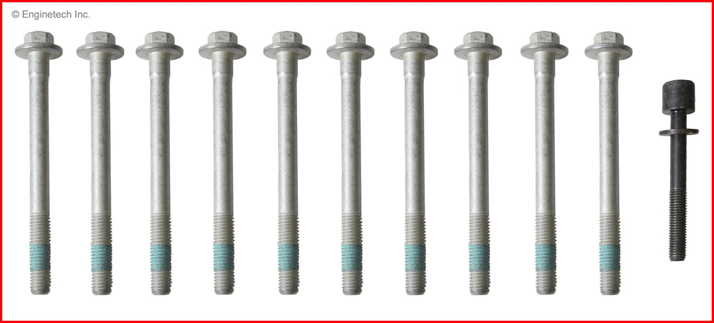 Enginetech HB731 Engine Head Bolt Set for One Cylinder – Compatible with 2014 Chevrolet Silverado 1500 and More