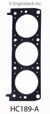 Enginetech HC189-A Engine Cylinder Head Gasket for GMC and Chevrolet Cars and Trucks