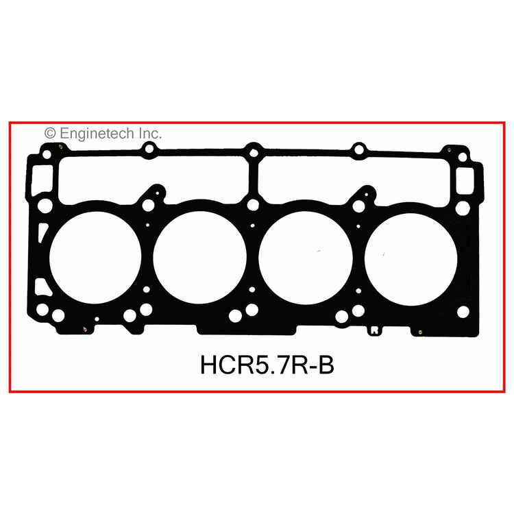 Enginetech HCR5.7R-B Engine Cylinder Head Gasket for Dodge and Chrysler Vehicles