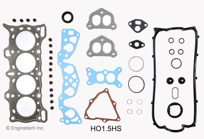 Enginetech HO1.5HS Engine Cylinder Head Gasket Set for 1984-1987 Honda Civic & Wagovan