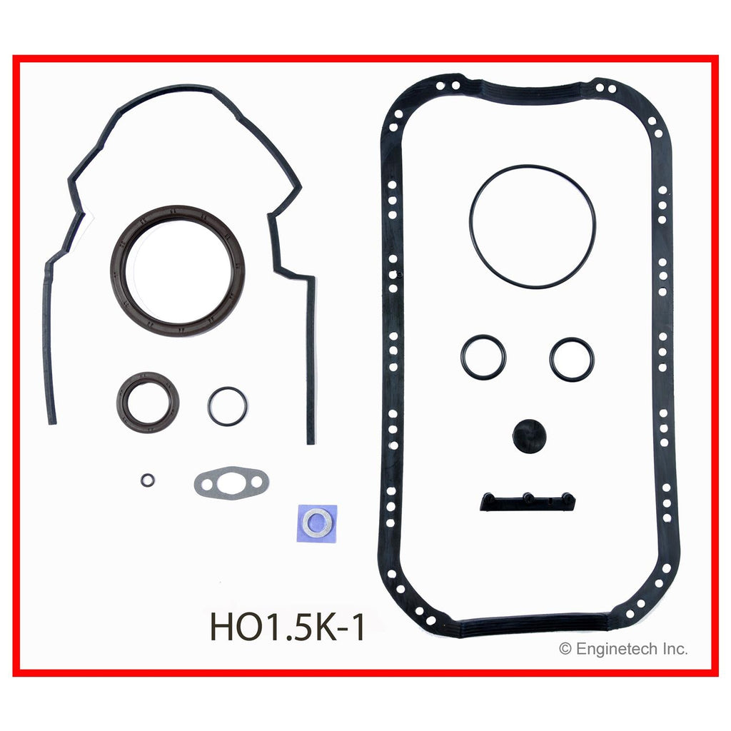 Enginetech HO1.5K-1 Engine Full Gasket Set for Honda Civics and Del Sols