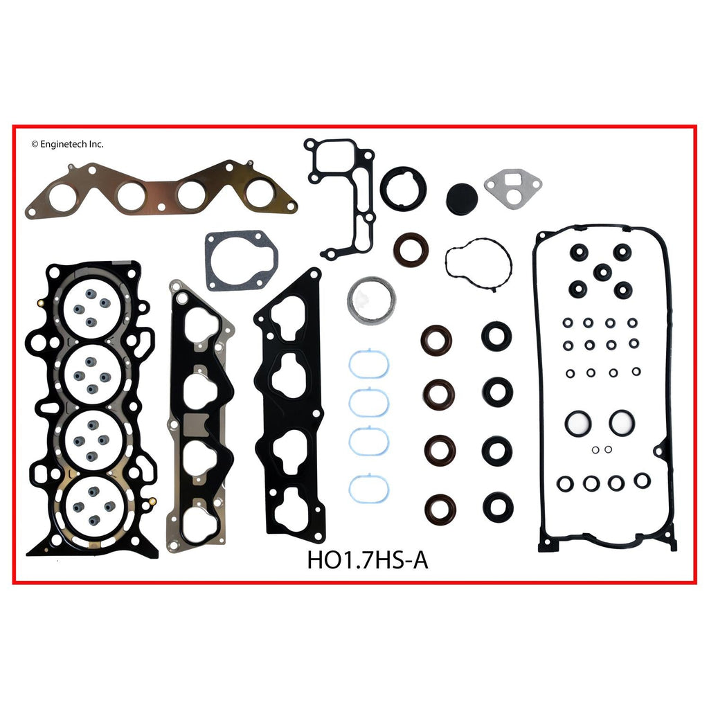 Enginetech HO1.7K-1 Engine Full Gasket Set for Honda Civic 2001-2005