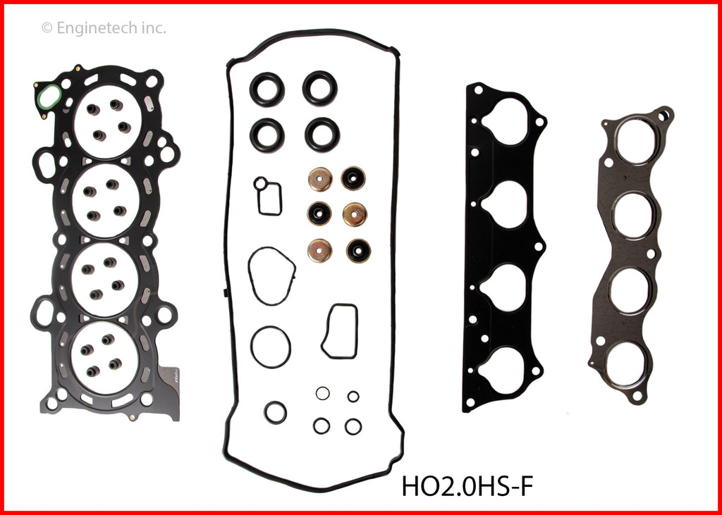 Enginetech HO2.0HS-F Engine Cylinder Head Gasket Set for Honda and Acura Vehicles