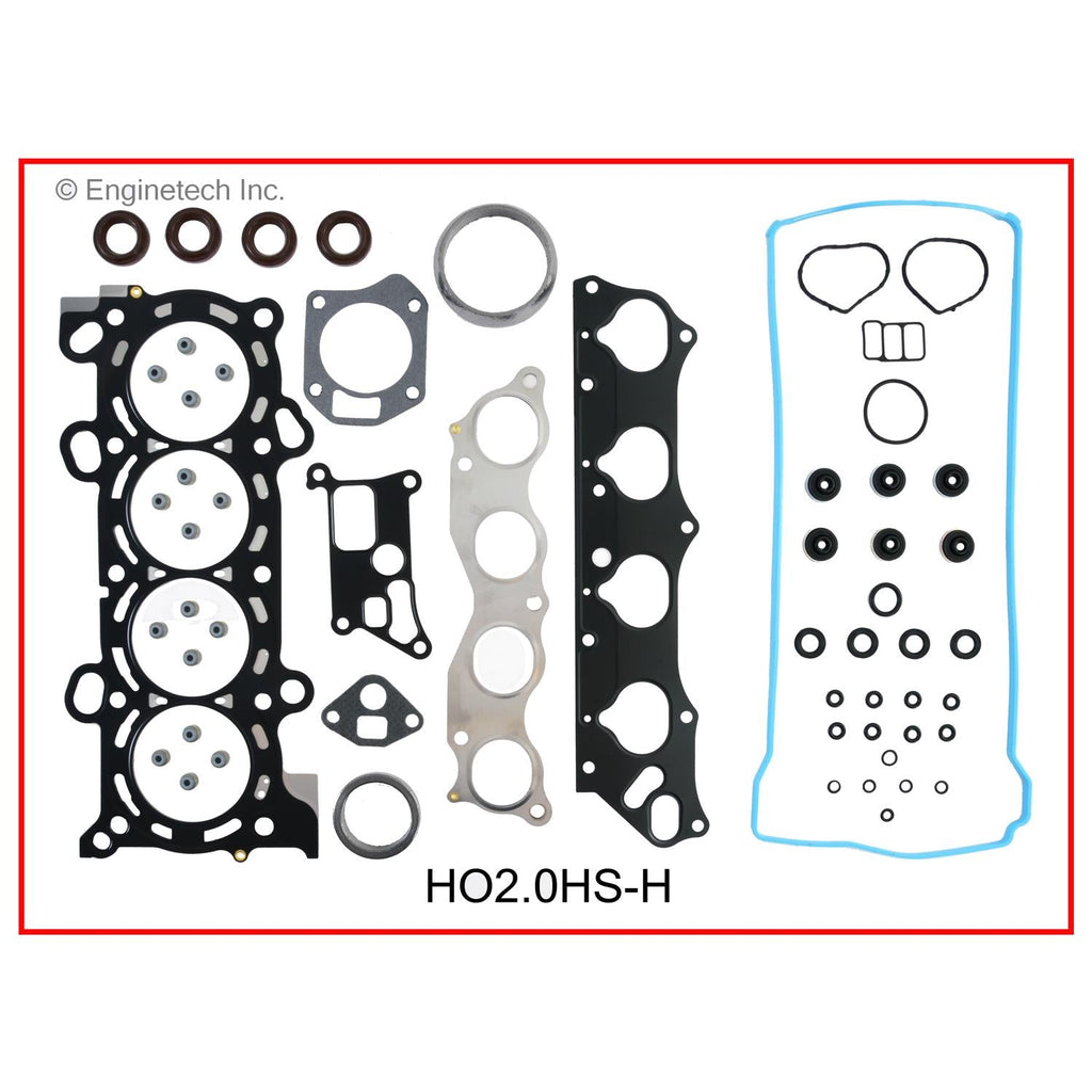 Enginetech Honda HO2.0HS-HWB Engine Cylinder Head Gasket Set with Head Bolts for Honda Civic (2006-2011)