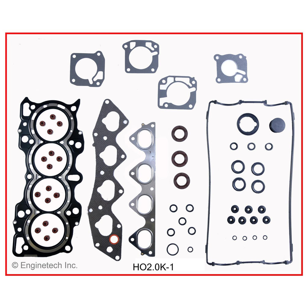 Enginetech Engine Full Gasket Set for Honda CR-V (1997-2001) – Part Number HO2.0K-1