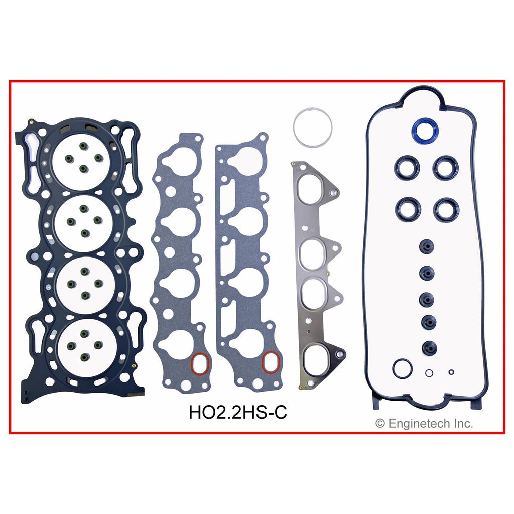 Enginetech HO2.2HS-CWB Engine Cylinder Head Gasket Set for Honda and Isuzu Vehicles