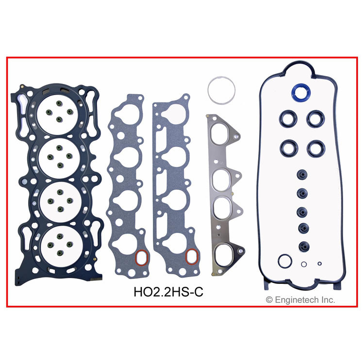 Enginetech HO2.2HS-CWB Engine Cylinder Head Gasket Set for Honda and Isuzu Vehicles
