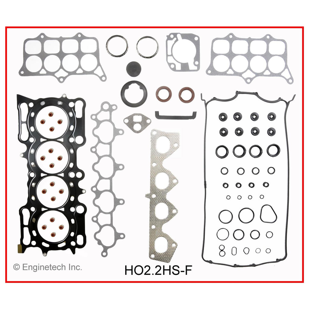 Enginetech HO2.2K-5 Engine Full Gasket Set for Honda Prelude (1997-2001)