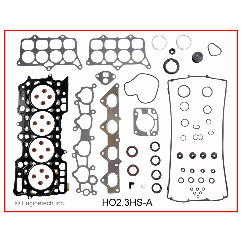 Enginetech HO2.3K-1 Engine Full Gasket Set for Honda Prelude 1992-1996