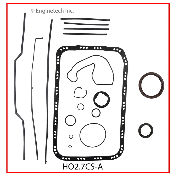 Enginetech HO2.7CS-A Engine Lower End Gasket Set for Honda and Acura