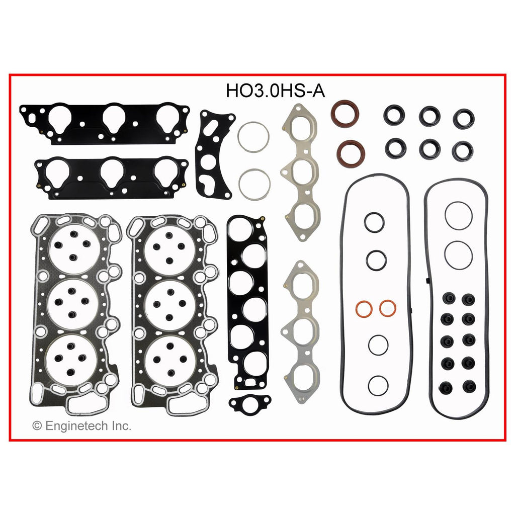 Enginetech HO3.0HS-A Engine Cylinder Head Gasket Set for Honda and Acura Vehicles