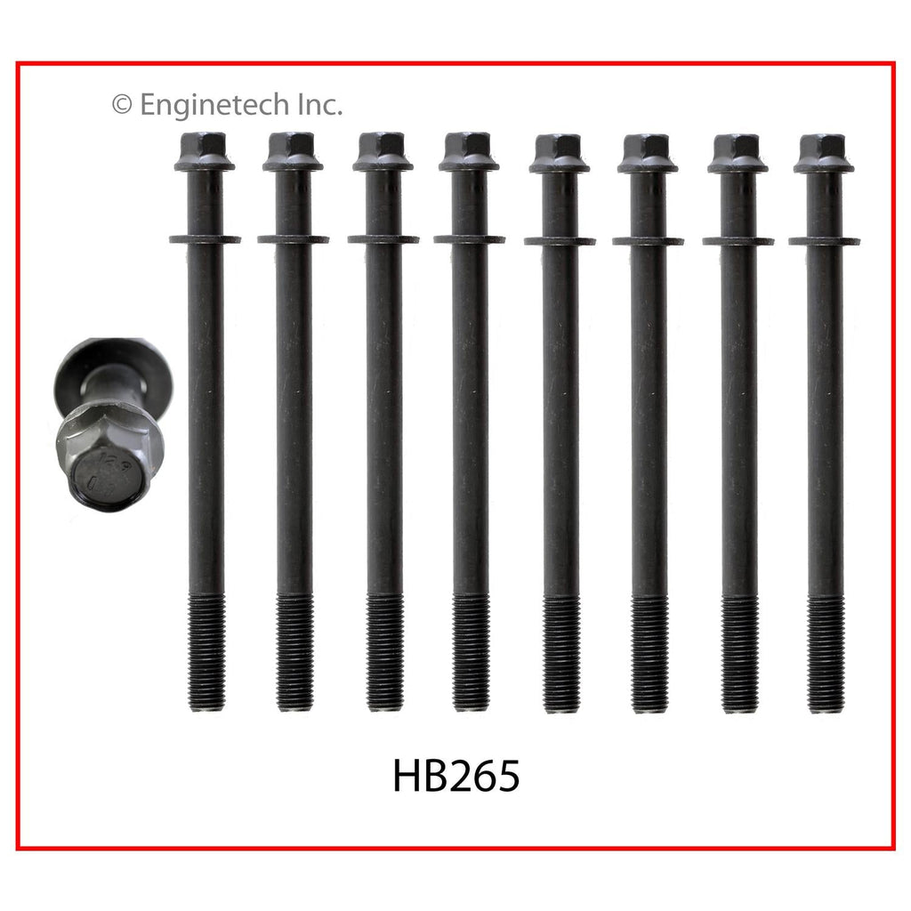 Enginetech HO3.5HS-BWB Engine Cylinder Head Gasket Set for Honda Vehicles with Head Bolts