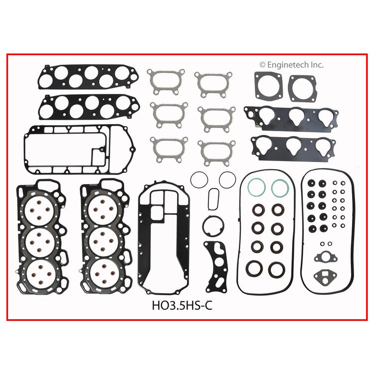 Enginetech HO3.5HS-CWB Engine Cylinder Head Gasket Set for Honda and Acura Vehicles