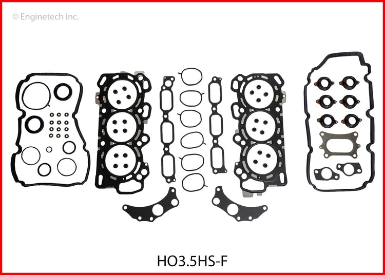 Enginetech HO3.5HS-F Engine Cylinder Head Gasket Set for Honda Cars and Trucks