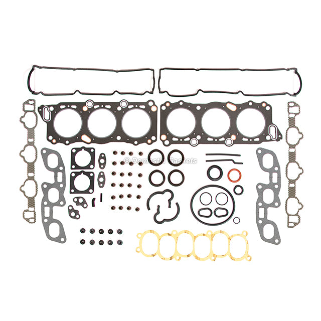 Head Gasket Set Intake Exhaust Valves Fit 90-97 Infiniti Nissan VG30DE VG30DETT