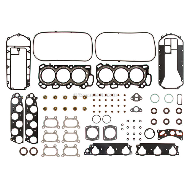 Full Gasket Set Intake Exhaust Valves Fit Acura Honda 03-05 3.2 3.5 J32A3 J35A5