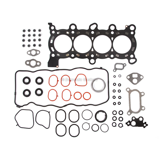 Head Gasket Set Intake Exhaust Valves Fit 06-11 Honda Civic 1.8 SOHC R18A1 R18A4