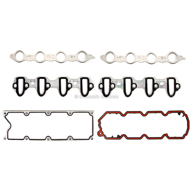 Head Gasket Set Head Studs Fit 02-04 Chevrolet Buick Cadillac GMC 4.8 & 5.3 OHV