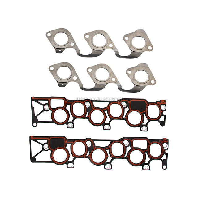Full Gasket Set Intake Exhaust Valves Fit Ford Windstar 97-98 3.8L w/ 4mm Intake