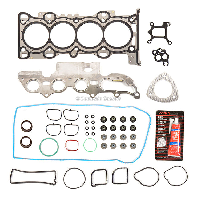 Full Gasket Set Intake Exhaust Valves Fit 09-12 Ford Mercury Escape 2.5L