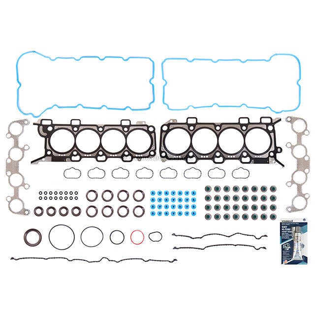 Full Gasket Set Intake Exhaust Valves 11mm Head Bolts Fit 11-14 Ford F150 5.0