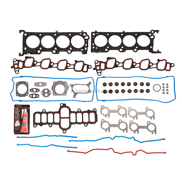 Full Gasket Set Intake Exhaust Valves Fit 2000 Ford F150 E150 4.6L