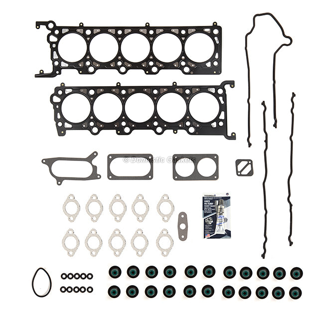 Full Gasket Set Intake Exhaust Valves Fit 00-02 Ford F250 F350 Excursion 6.8L
