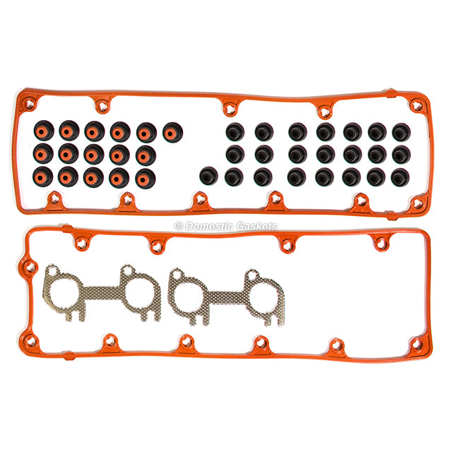 Full Gasket Set Intake Exhaust Valves Fit 02-04 Ford Lincoln Mercury 4.6L 16V