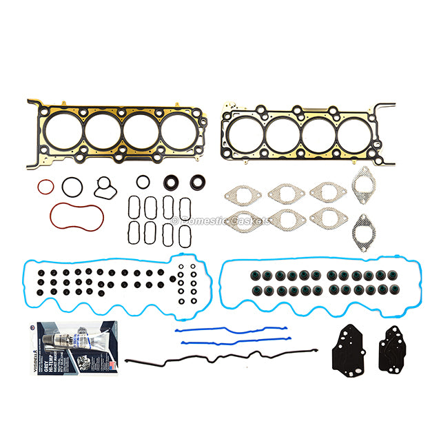 Full Gasket Set Intake Exhaust Valves Fit 05-06 Mustang Ford 4.6L SOHC 24V VIN H