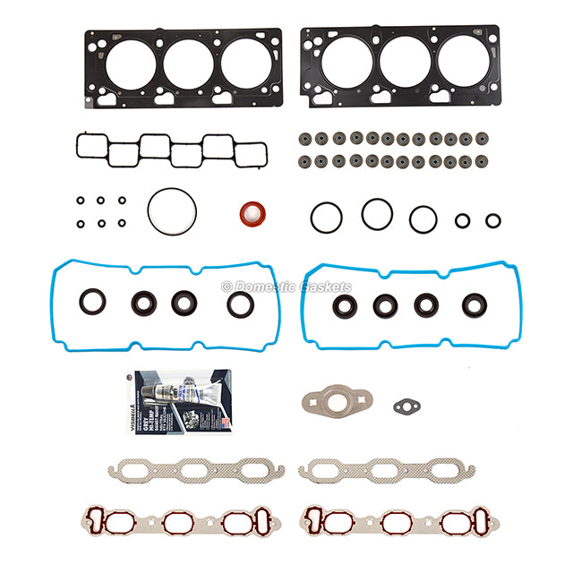 Full Gasket Set Intake Exhaust Valves Fit 07-11 Volkswagen Chrysler Dodge 4.0L