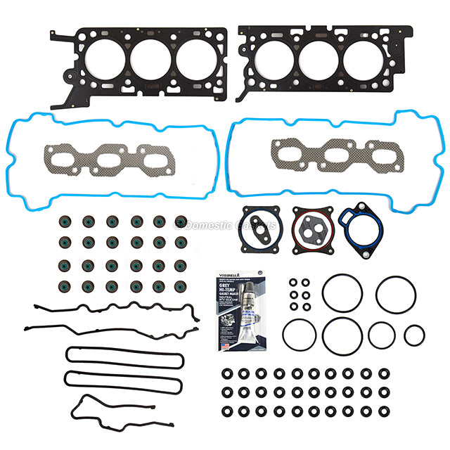 Head Gasket Set Bolts Lifters Fit 00-03 Jaguar S-Type Lincoln LS 3.0 V6 DOHC