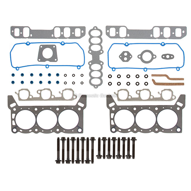 Head Gasket Set Bolts Lifters Fit 94-95 Mercury Lincoln Ford Taurus Windstar 3.8