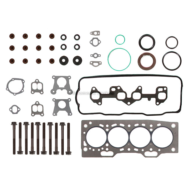 Head Gasket Set Intake Exhaust Valves Fit 87-94 Toyota Tercel 1.5L SOHC 3E 3EE