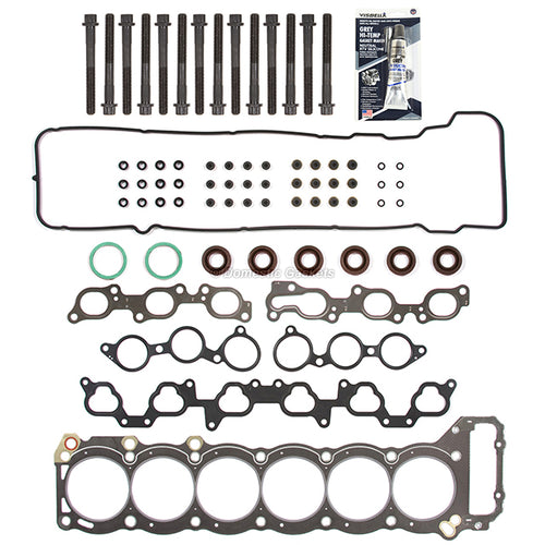 Fits 93-97 Toyota Land Cruiser Lexus LX450 4.5L L6 Head Gasket Set Bolts