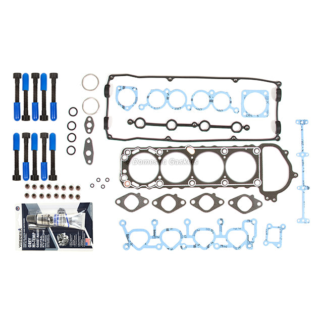 Head Gasket Set Intake Exhaust Valves Fit 91-94 Nissan 240SX 2.4L DOHC KA24DE