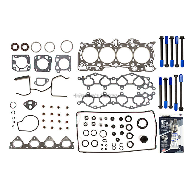 Head Gasket Set Intake Exhaust Valves Fit 90-01 Acura Integra 1.8L B18B1 B18A1