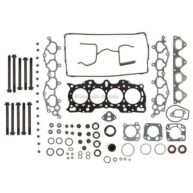 MLS Head Gasket Set Valves Timing Belt Kit Fit 96-01 Acura Integra 1.8L