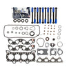 Head Gasket Set Intake Exhaust Valves Fit 92-95 Honda Civic D16A6 D15B1 D15B7