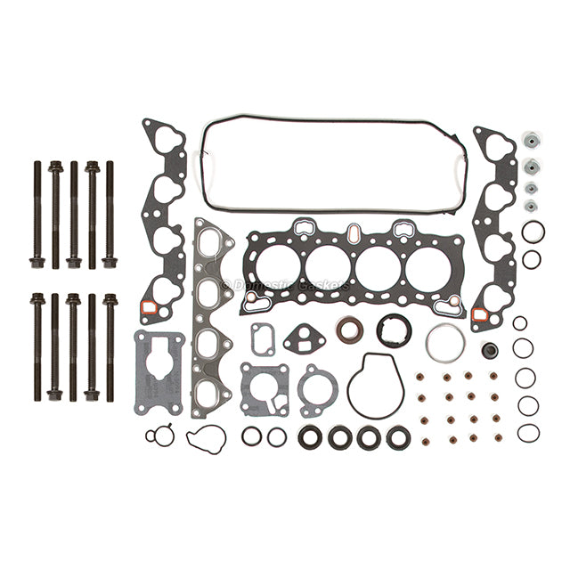 Head Gasket Set Intake Exhaust Valves Fit 92-95 Honda Civic D15B1 D15B7 D16A6