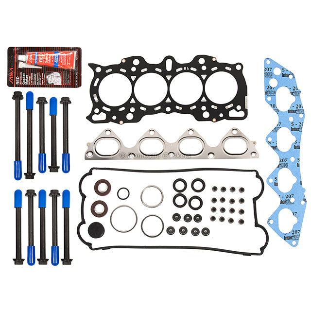 Head Gasket Set Intake Exhaust Valves Fit 97-01 Honda CRV 2.0L DOHC B20Z2 B20B4
