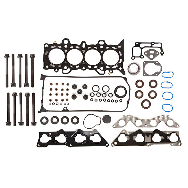 Fits 01-05 Hoda Civic EX HX 1.7L MLS Head Gasket Set Bolts Engine Valves D17A6