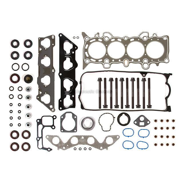 Head Gasket Set Valves Timing Belt Kit Fit 01-05 Honda Civic 1.7L SOHC