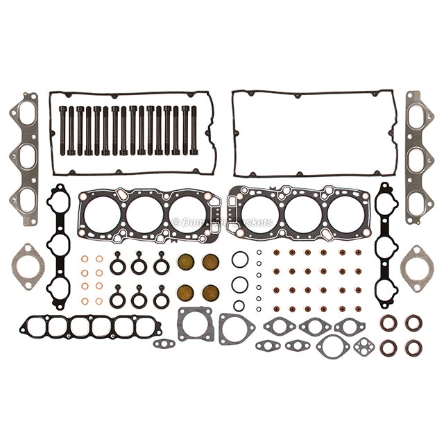 Head Gasket Set Intake Exhaust Valves Fit 91-99 Dodge Stealth 3000GT 6G72 6G72T