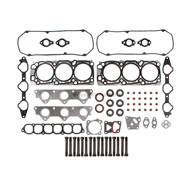 Head Gasket Set Valves Timing Belt Kit Fit 97-04 Mitsubishi 3.5L SOHC