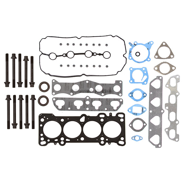 MLS Head Gasket Set Valves Timing Belt Kit Fit 03-05 Kia Rio 1.6 DOHC