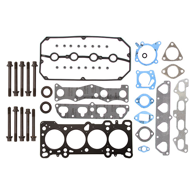 MLS Head Gasket Set Intake Exhaust Valves Fit 01-02 Kia Rio 1.5L DOHC A5D